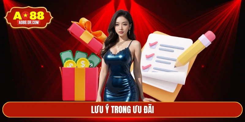 Lưu ý trong ưu đãi