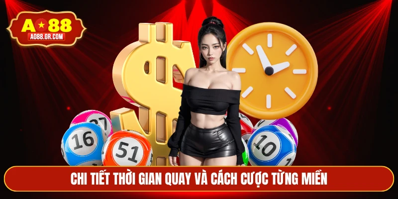 Chi tiết thời gian quay và cách cược từng miền